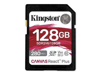 KINGSTON 128GB Canvas React Plus SDXC Eingabe / Ausgabe Speicher Flash-Speicher
