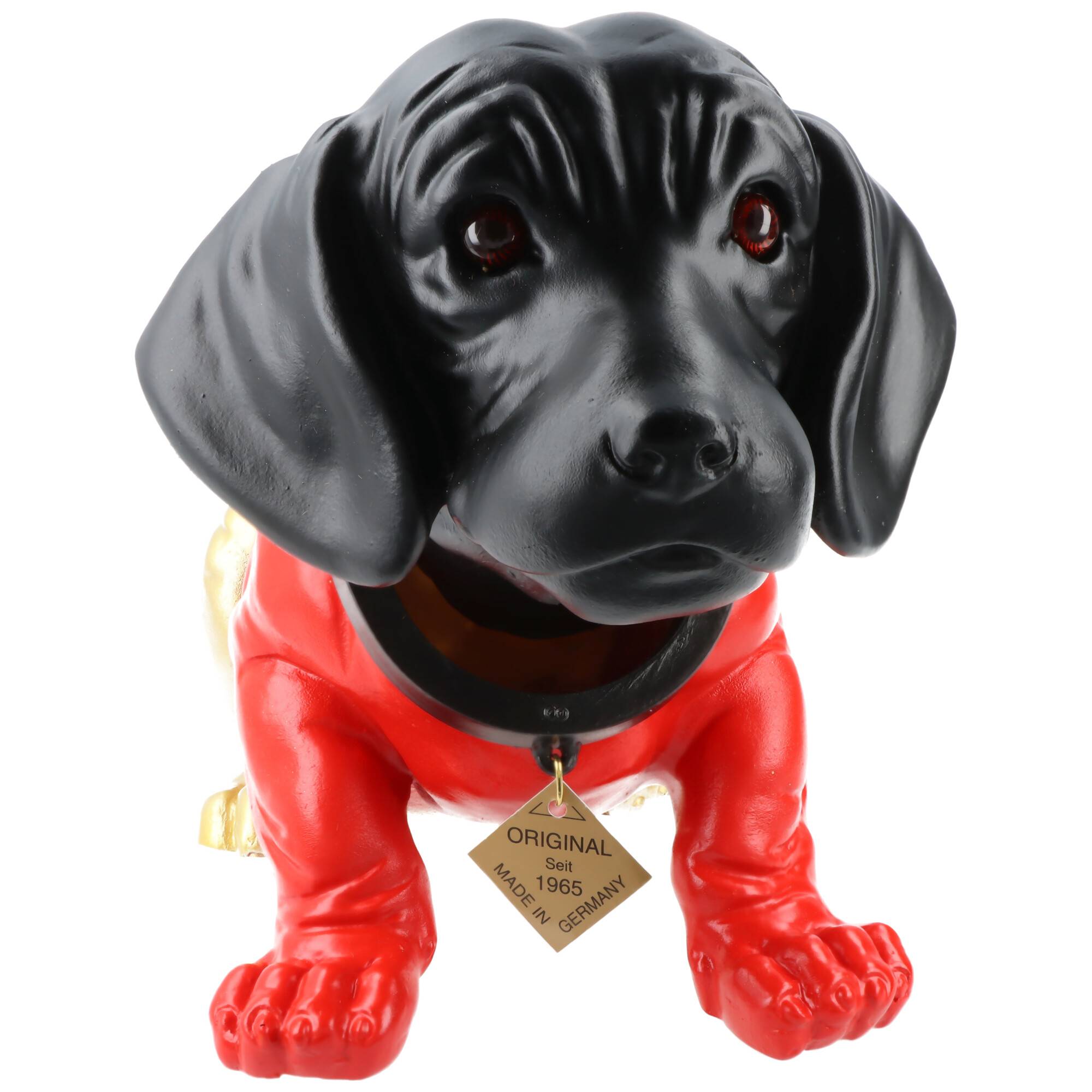 Der original Wackeldackel Deutschland, gross ca. 30x18,5cm, das Original seit 1965, the original booblehead large