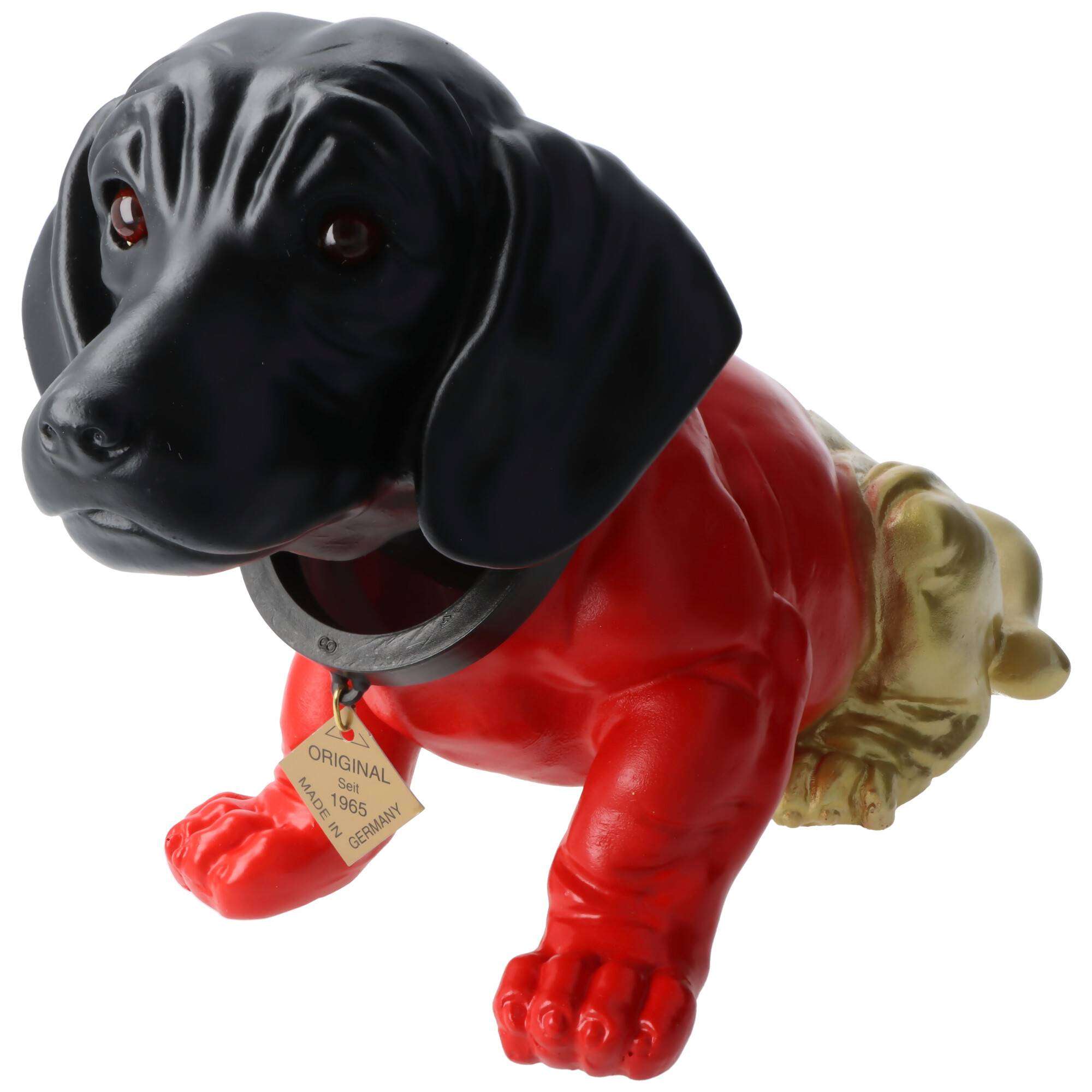 Der original Wackeldackel Deutschland, gross ca. 30x18,5cm, das Original seit 1965, the original booblehead large
