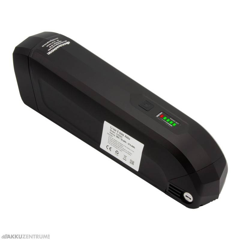 E-Bike Akku Maratron DownTube-Set "Hailong-B" – 3,6V / 10,4Ah - Rahmen (DownTube)