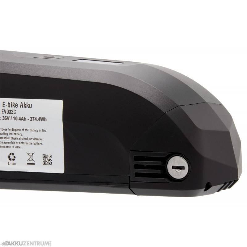 E-Bike Akku Maratron DownTube-Set "Hailong-B" – 3,6V / 10,4Ah - Rahmen (DownTube)