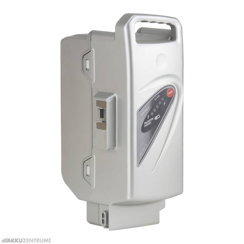 E-Bike Akku Maratron Ersatz-Akku für Panasonic 26V 28Ah silber - Sattelrohr