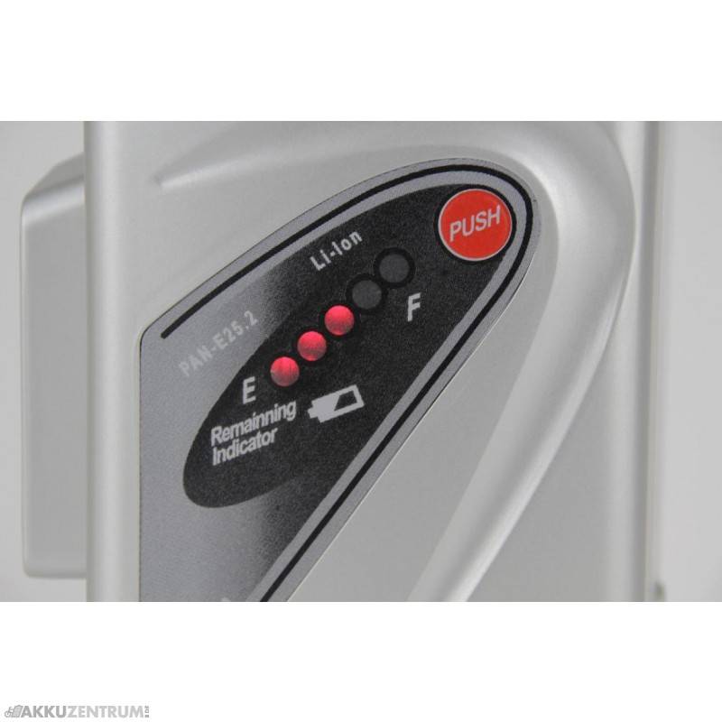 E-Bike Akku Maratron Ersatz-Akku für Panasonic 26V 28Ah silber - Sattelrohr