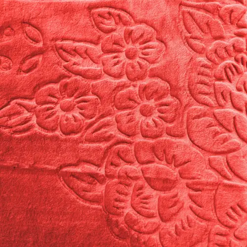 Almina Extra Weiche Wolldecke 160x220 cm 100% PES mit Blumen Muster Waschmaschinengeeignet Rot Almina Extra Weiche Wolldecke 160x220 cm 100% PES mit Blumen Muster Waschmaschinengeeignet Rot