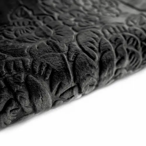 Almina Extra Weiche Wolldecke 160x220 cm 100% PES mit Blumen Muster Waschmaschinengeeignet Schwarz Almina Extra Weiche Wolldecke 160x220 cm 100% PES mit Blumen Muster Waschmaschinengeeignet Schwarz