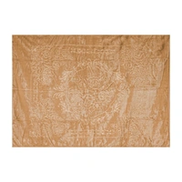 Almina Extra Weiche Wolldecke 200x240 cm 100% PES mit Blumen Muster Waschmaschinengeeinet Braun Almina Extra Weiche Wolldecke 200x240 cm 100% PES mit Blumen Muster Waschmaschinengeeinet Braun