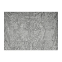 Almina Extra Weiche Wolldecke 200x240 cm 100% PES mit Blumen Muster Waschmaschinengeeinet Grau Almina Extra Weiche Wolldecke 200x240 cm 100% PES mit Blumen Muster Waschmaschinengeeinet Grau