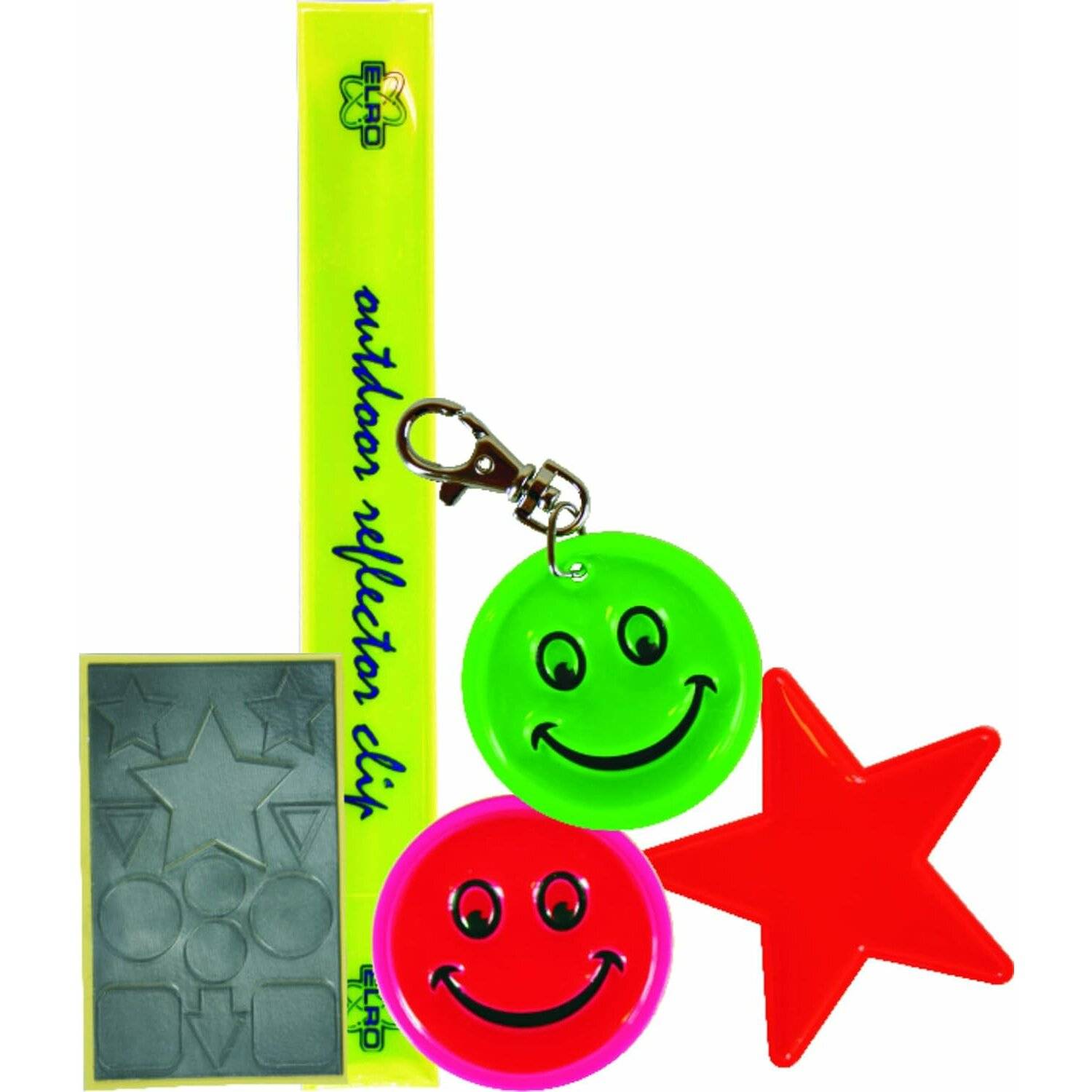 Elro CP5SET 5 Teilig Reflektorstreifen-Set, Kindersicherheit