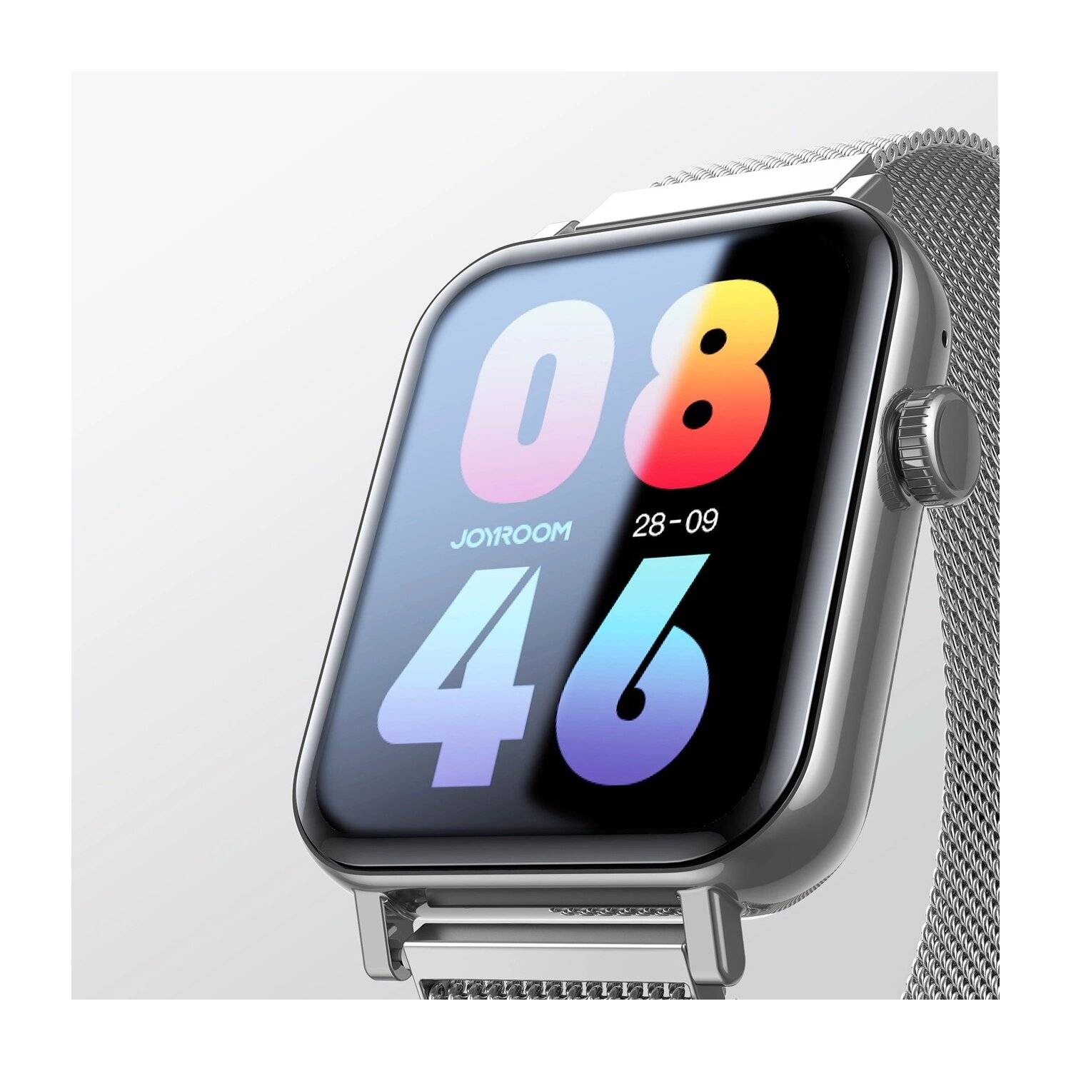 Joyroom JR-FT5 IP68 Smartwatch mit Anrufannahmefunktion – Silber Touchscreen, HD-Qualität