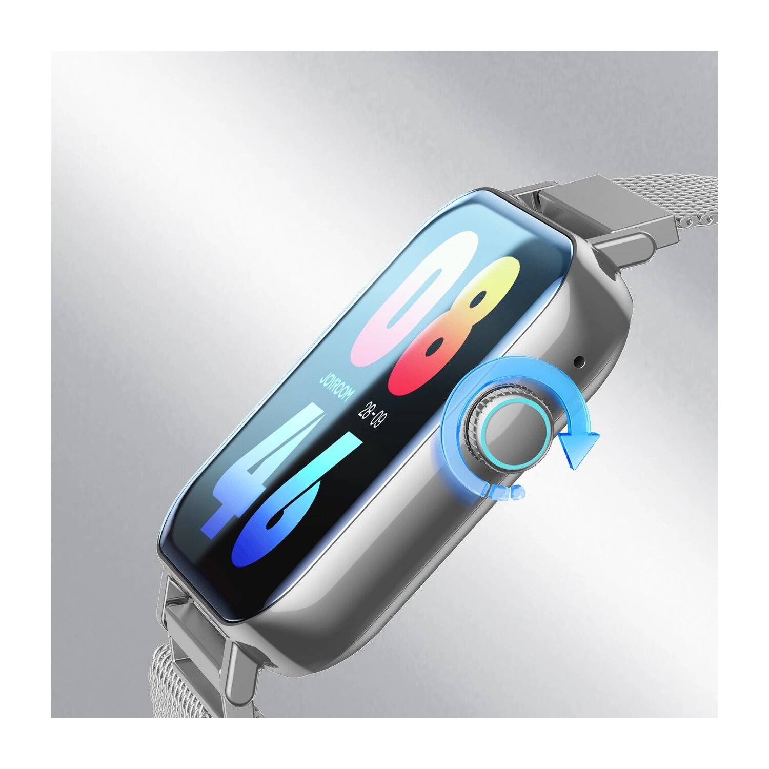 Joyroom JR-FT5 IP68 Smartwatch mit Anrufannahmefunktion – Silber Touchscreen, HD-Qualität