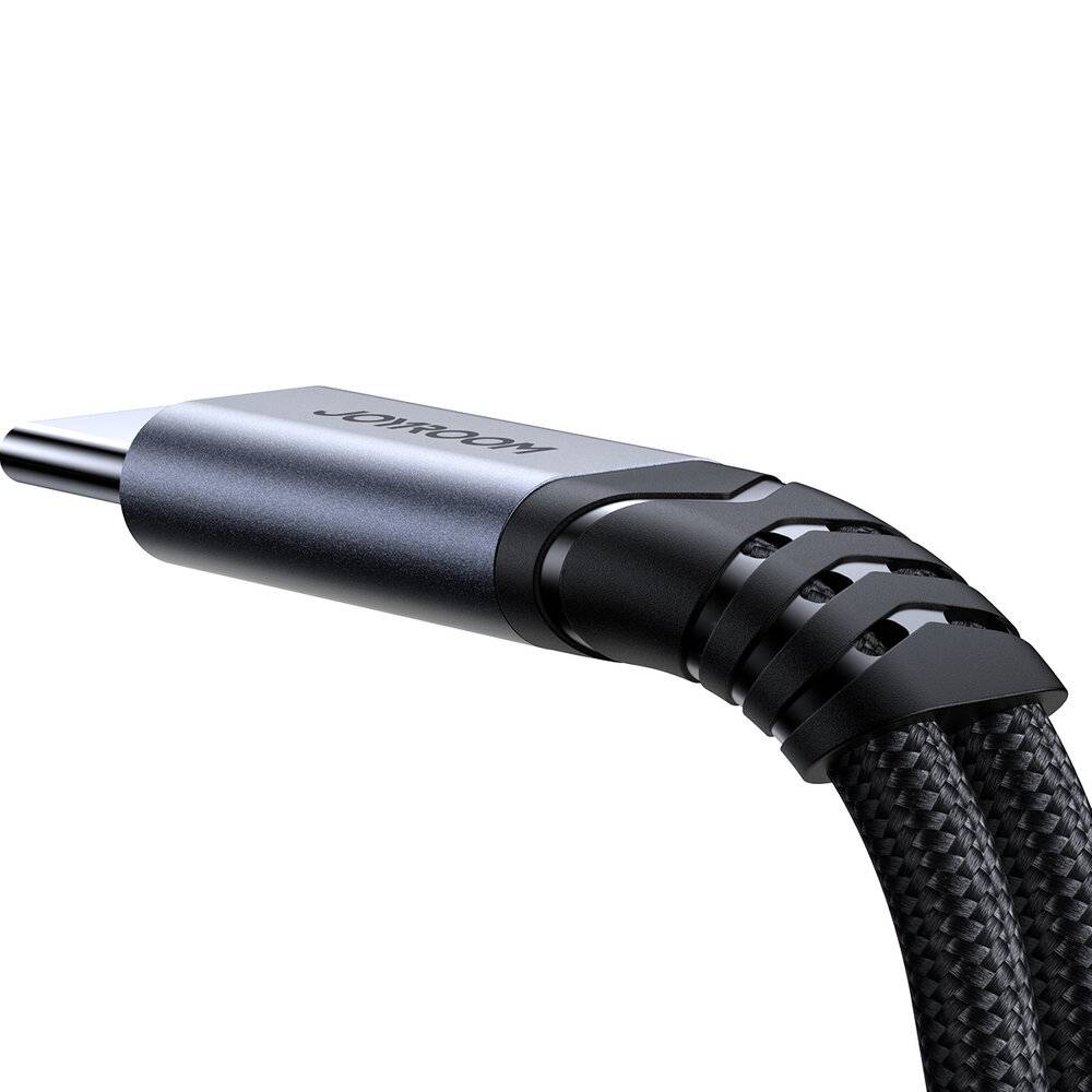 Audio-Adapter 2-in-1 Joyroom SY-C03 Typ-C auf Dual Typ-C (schwarz)