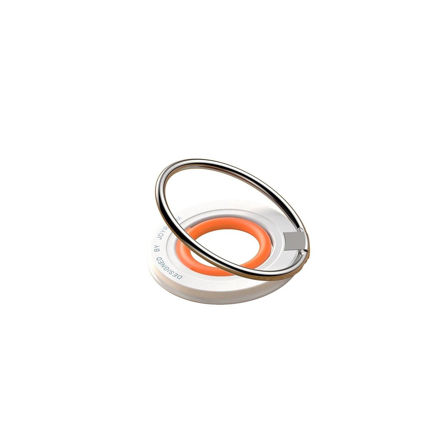 Joyroom JR-ZS383 MagSafe magnetischer Telefonhalter - Ringhalter Weiß-Orange