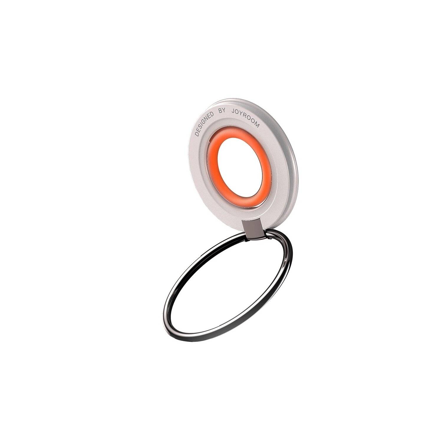 Joyroom JR-ZS383 MagSafe magnetischer Telefonhalter - Ringhalter Weiß-Orange