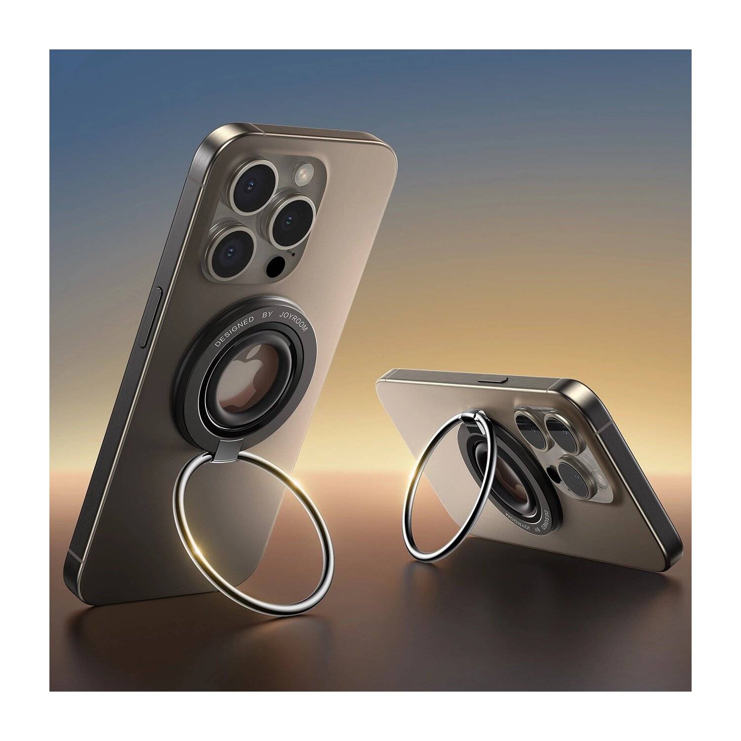Joyroom JR-ZS383 MagSafe magnetischer Telefonhalter - Ringhalter Schwarz