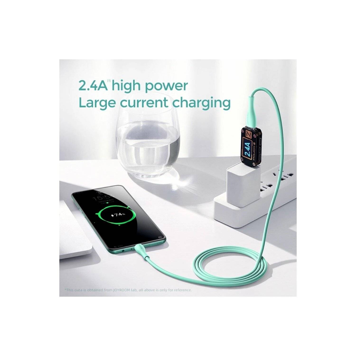 USB Ladekabel -Kompatibel mit iPhone - Joyroom S-2030M8 3A 2m Kabel - Grün