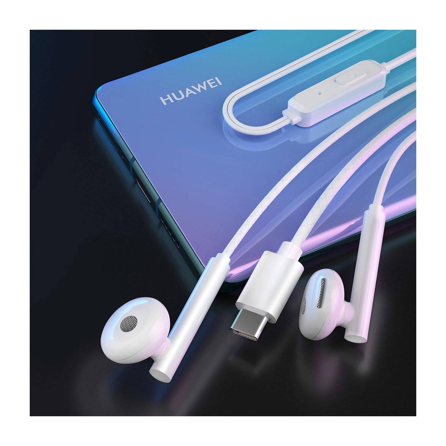 Dudao kabelgebundene Kopfhörer USB Typ C 1,2 m weiß (X3B-W) In-Ear-Kopfhörer mit Kabel