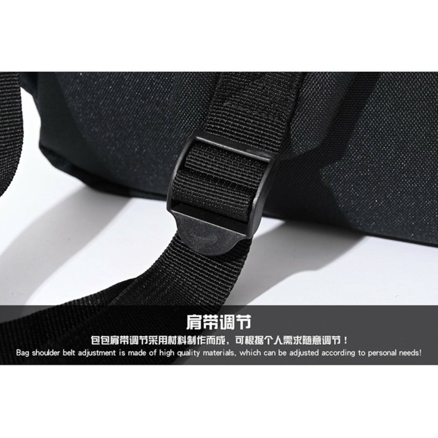 Tragetasche Rucksack 17 Zoll mit 3 Fächer und 2 Seitentaschen 33x15x48 cm Rot