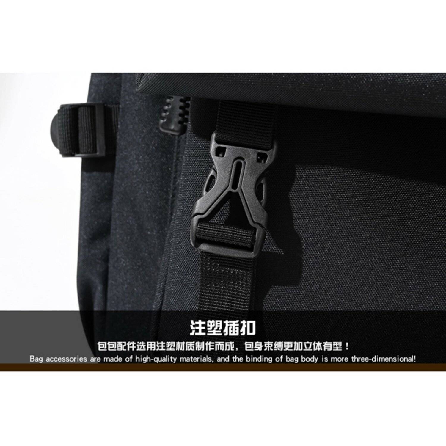 Tragetasche Rucksack 17 Zoll mit 3 Fächer und 2 Seitentaschen 33x15x48 cm Rot