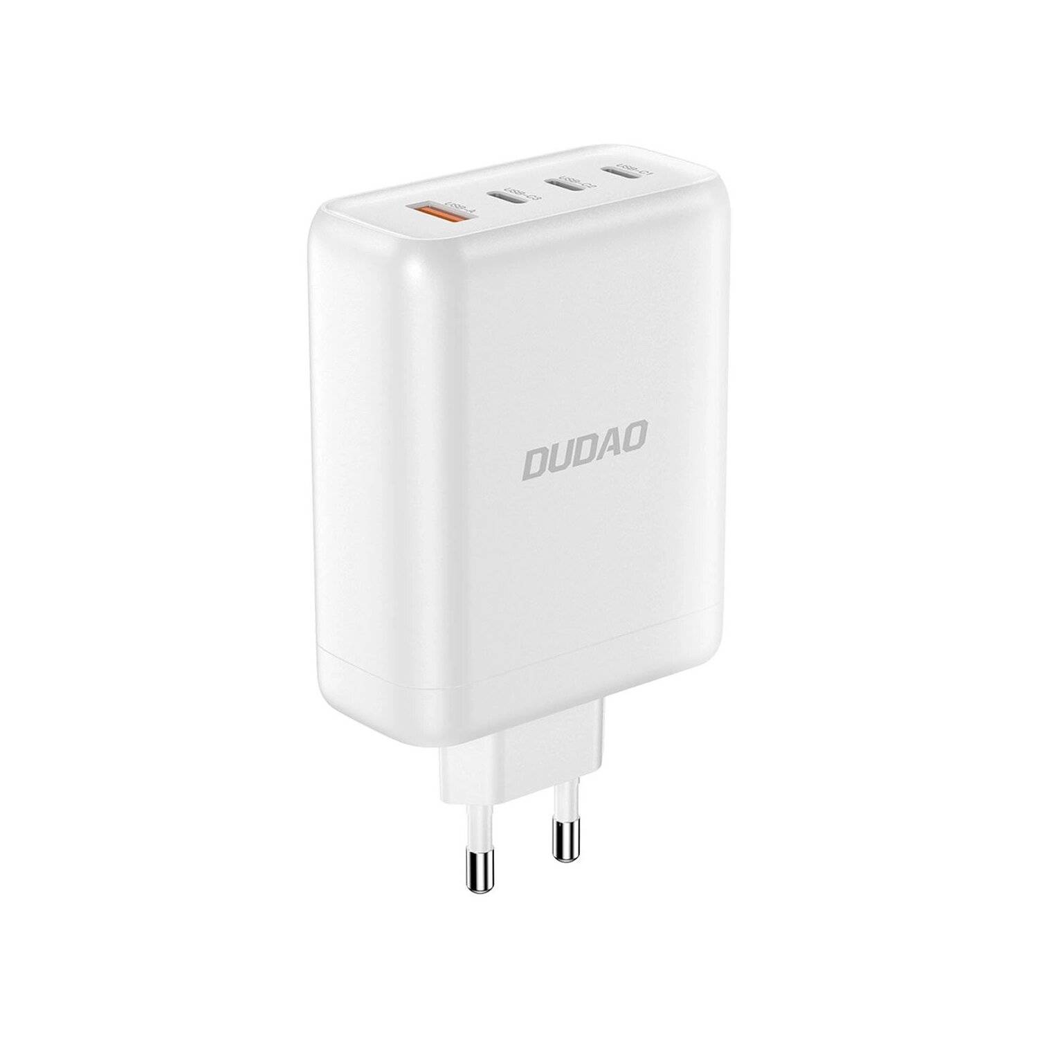 Akkuladegerät Dudao A140EU Schnelladegerät USB-A / 3xUSB-C PD 140W Wandladegerät - Weiß