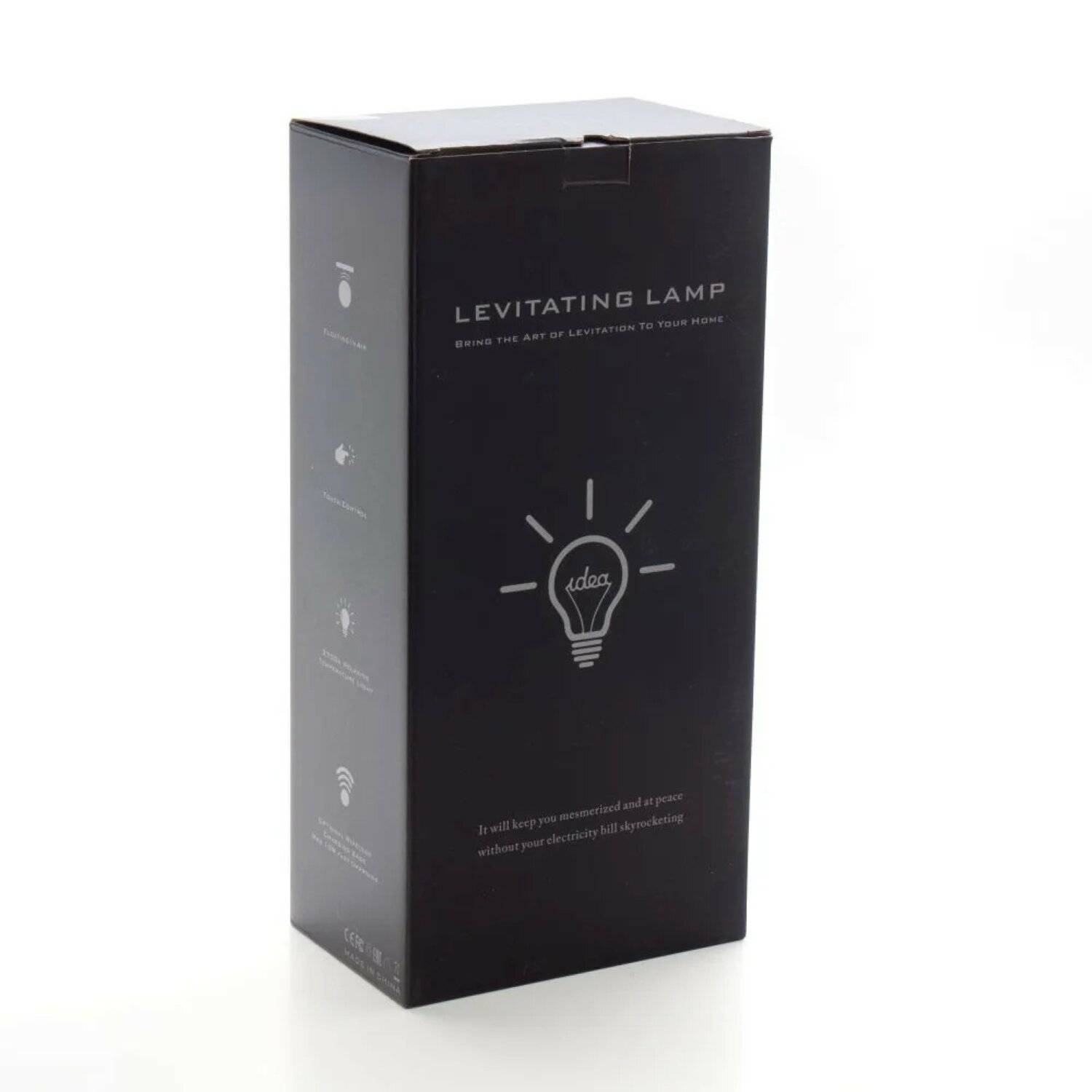 Nacht-/Schreibtischlampe mit Magnetschwebebahn + induktivem Ladegerät Silber