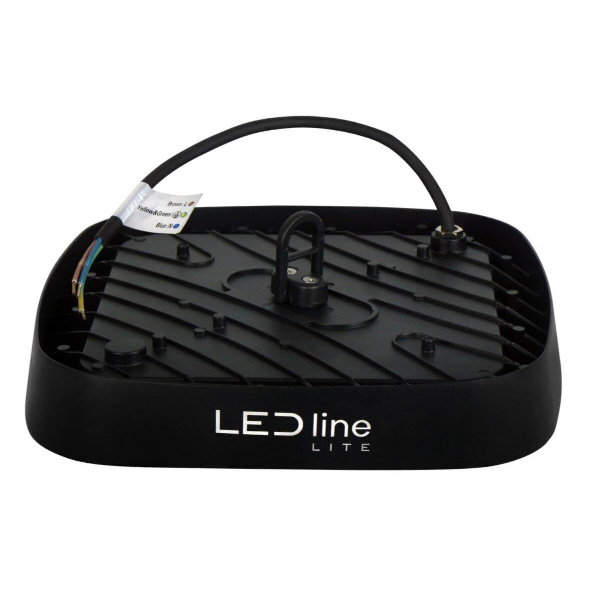 LED line LITE HighBay Hallenleuchte 150W | IP65 Schutzart | 4000K Neutralweißem Licht | 15000lm, 27,3 x 27,3 x 6 cm