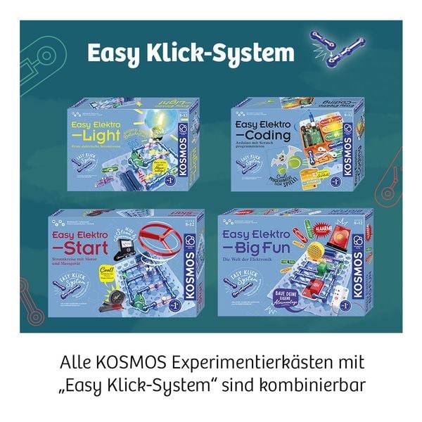 KOSMOS 620530 - Easy Elektro, Light, Licht, Stromkreise, Elektrizität, Experimentierkasten,