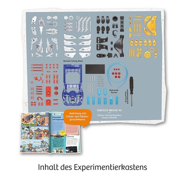 KOSMOS 620844 - Cyborg-Hand, Deine XXL-Hydraulik-Hand, mint, Experimentierkasten