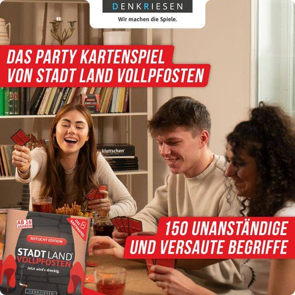 Denkriesen - Stadt Land Vollpfosten® - Das Kartenspiel - Rotlicht Edition (Spiel)