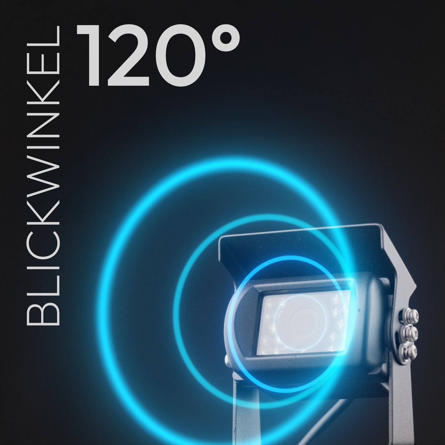 VSG24 7" Rückfahrkamera Set CAMPER | mit 2 Kameras für Wohnmobil 120° schwarz RVS-24500