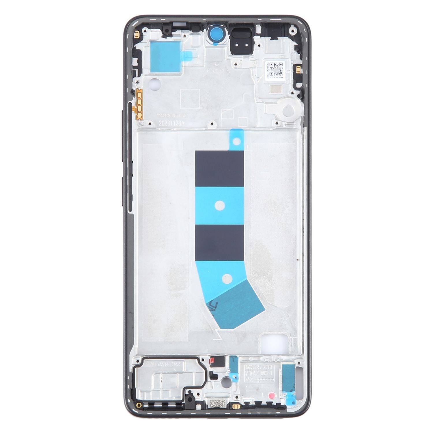 Für Xiaomi Redmi Note 13 4G Display Rahmen Frame Bezel Plate Ersatzteil Reparatur Schwarz