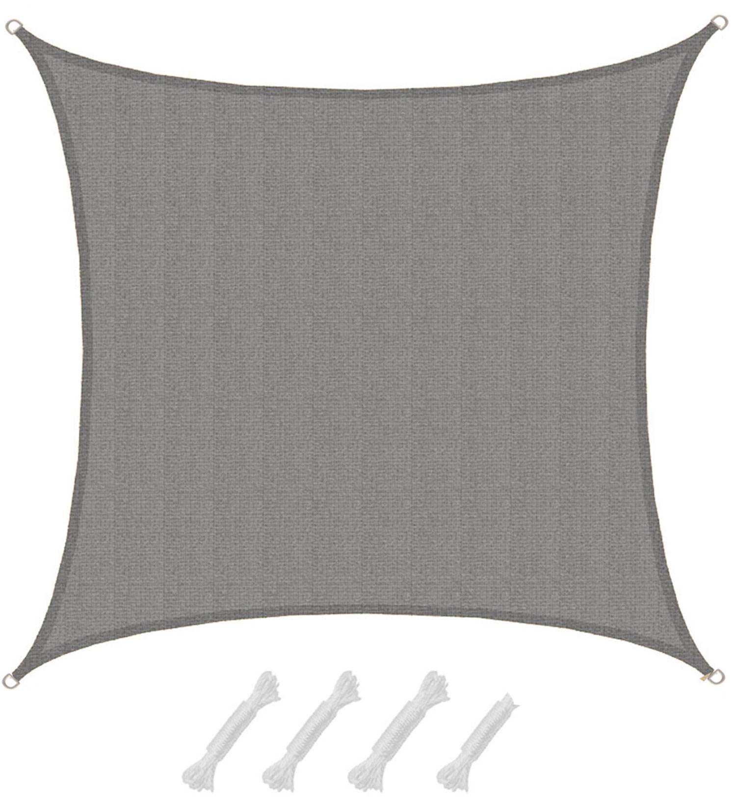 UV Sonnensegel Wasserdurchlässig 5x5 - Viereckig - Sonnenschutz Garten Terrasse