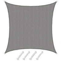 UV Sonnensegel Wasserdurchlässig 6x6 - Viereckig - Sonnenschutz Garten Terrasse UV Sonnensegel Wasserdurchlässig 6x6 - Viereckig - Sonnenschutz Garten Terrasse