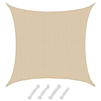 UV Sonnensegel Wasserdurchlässig 6x6 - Viereckig - Sonnenschutz Garten Terrasse UV Sonnensegel Wasserdurchlässig 6x6 - Viereckig - Sonnenschutz Garten Terrasse