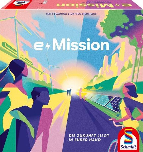 Schmidt 49444 - E-Mission, Die Zukunft in eurer Hand, Klimawandel-Spiel, Familienspiel