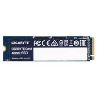 Gigabyte M.2 SSD-Modul auf weißem Hintergrund, mit den Beschriftungen 