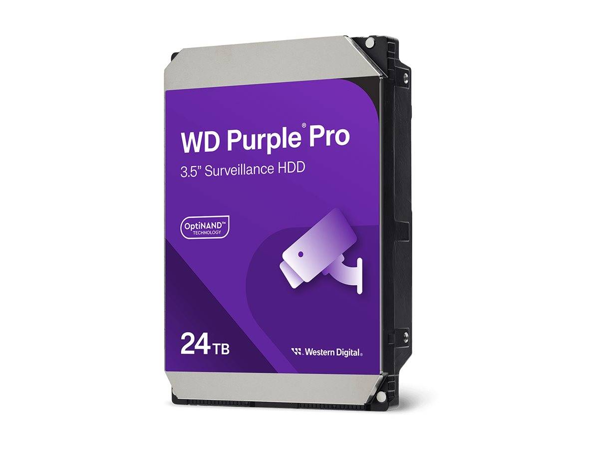 WD Purple Pro WD240PURP - Festplatte - 24 TB - Videoüberwachung, Smart Video - intern - 3.5"" (8.9 cm)