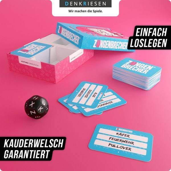 Denkriesen - ZUNGENBRECHER© - "Raus mit der Sprache!" (Kinderspiel)