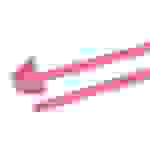 HELLERMANNTYTON Kabelbinder lösbar, 115-00138, 305x4,7 mm, pink, 100 Stück