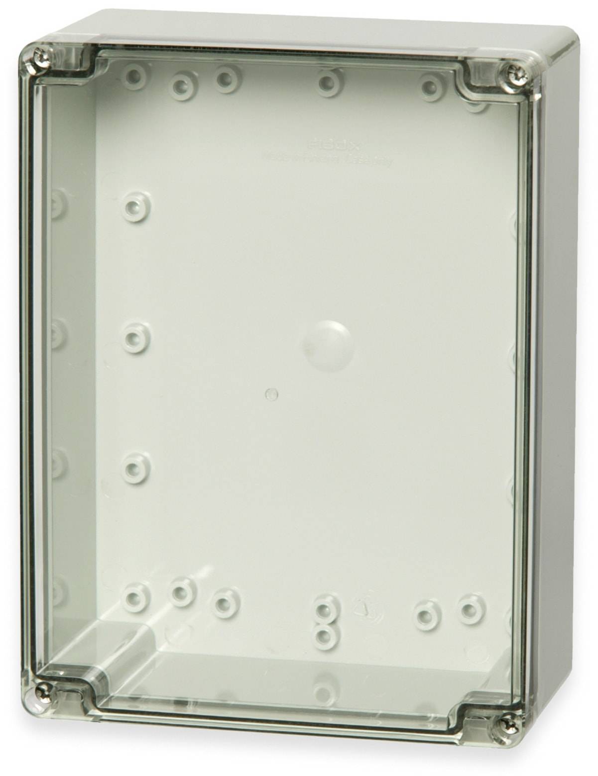 FIBOX Gehäuse, Euronord PCT 152008, 201x151x80, PC Gehäuse, transparenter Deckel