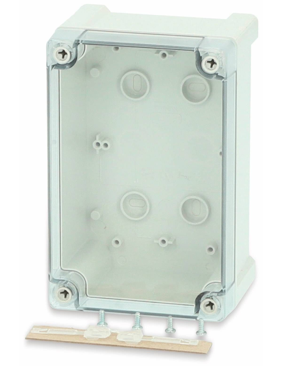 FIBOX Gehäuse, Tempo TPC 191209T, 187x122x90, PC Gehäuse,Scharnier,transparenter Deckel