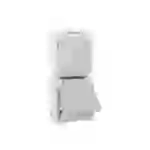 PERANOVA Feuchtraum-Steckdose 2-fach, senkrecht PERANOVA Feuchtraum-Steckdose 2-fach, senkrecht