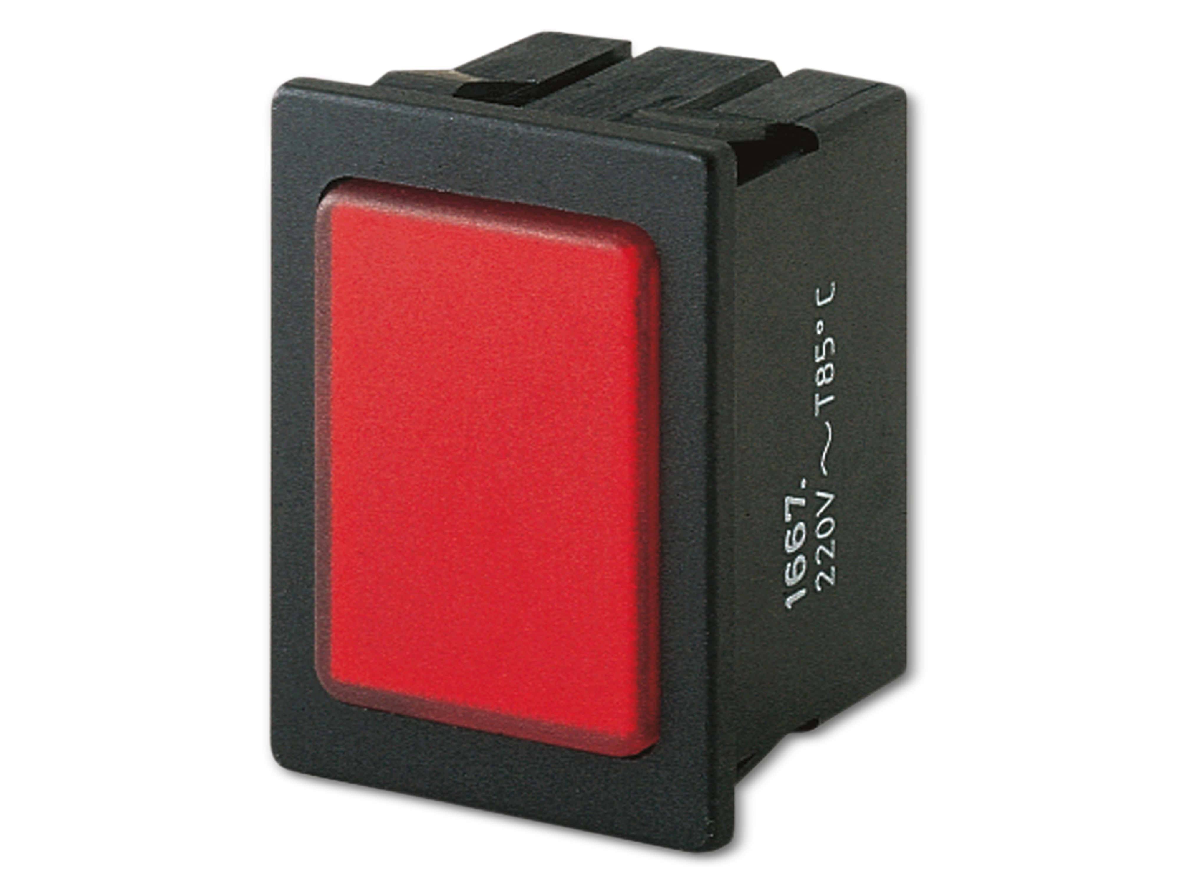 MARQUARDT Leuchte, 01667.0101, 250 V/AC, Flachstecker 6,3 mm