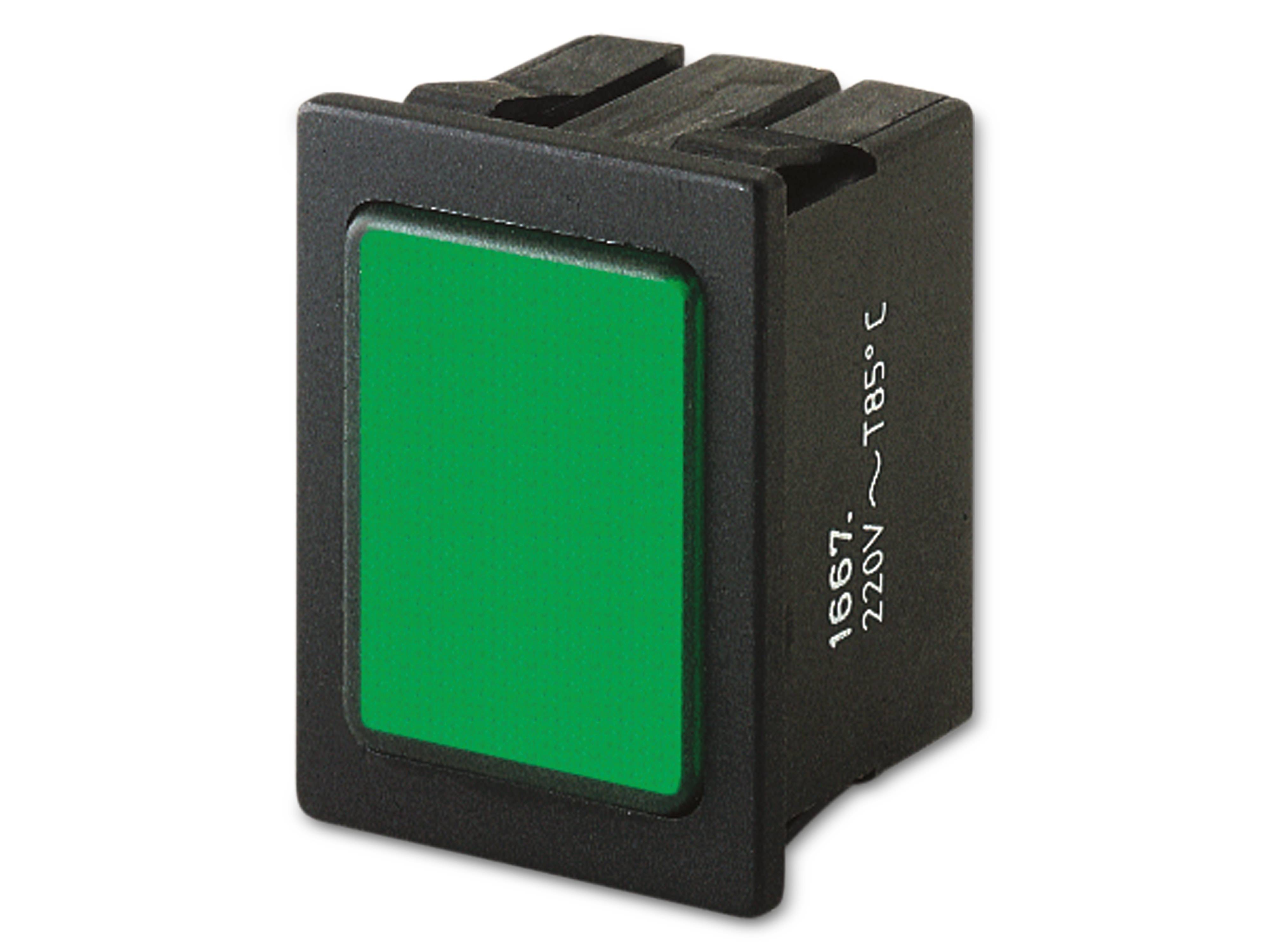 MARQUARDT Leuchte, 01667.0102, 250 V/AC, Flachstecker 6,3 mm