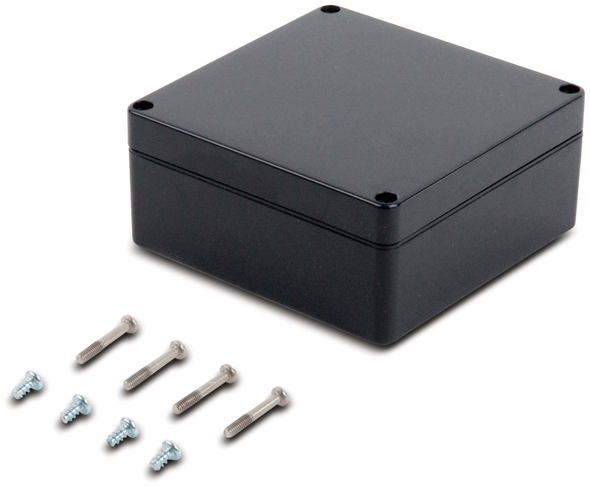 Universalgehäuse, ABS, 122 x 120 x 55 mm, IP66, schiefergrau