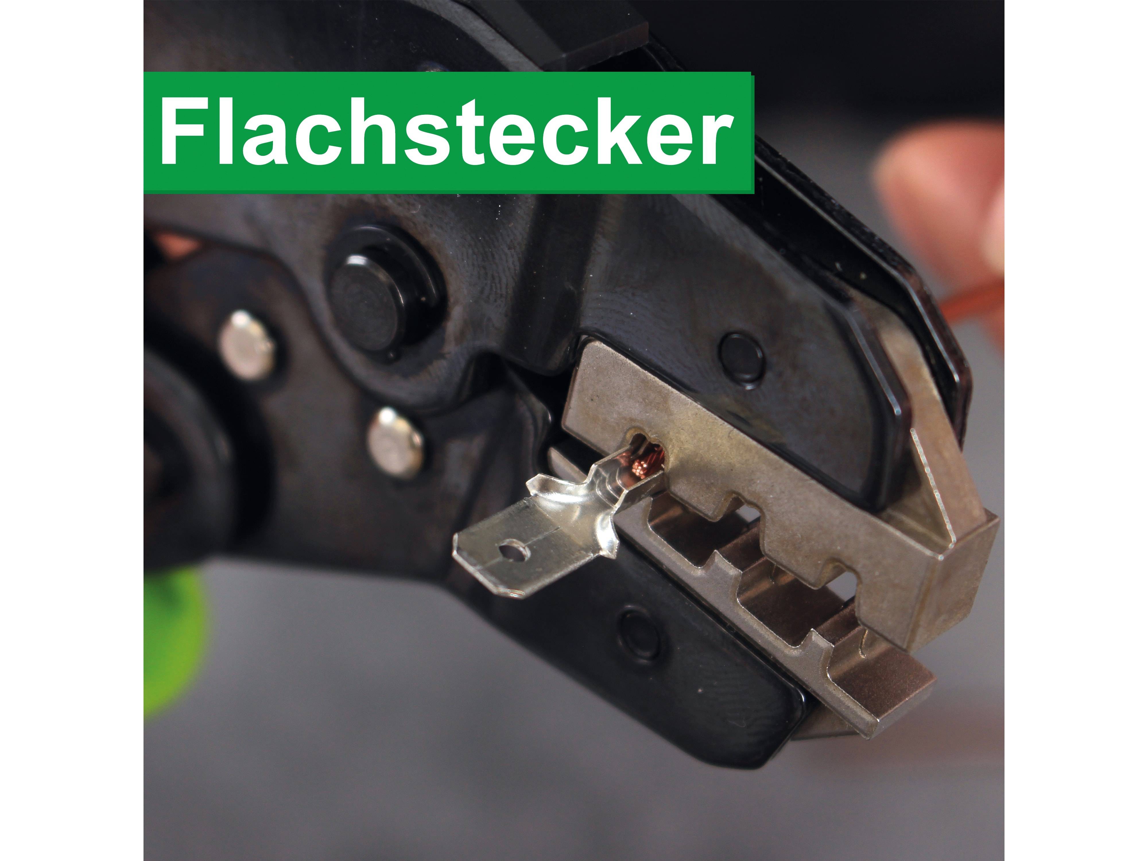 QUADRIOS Wechseleinsatz, Flachsteckverbinder für Crimpzange 22T013