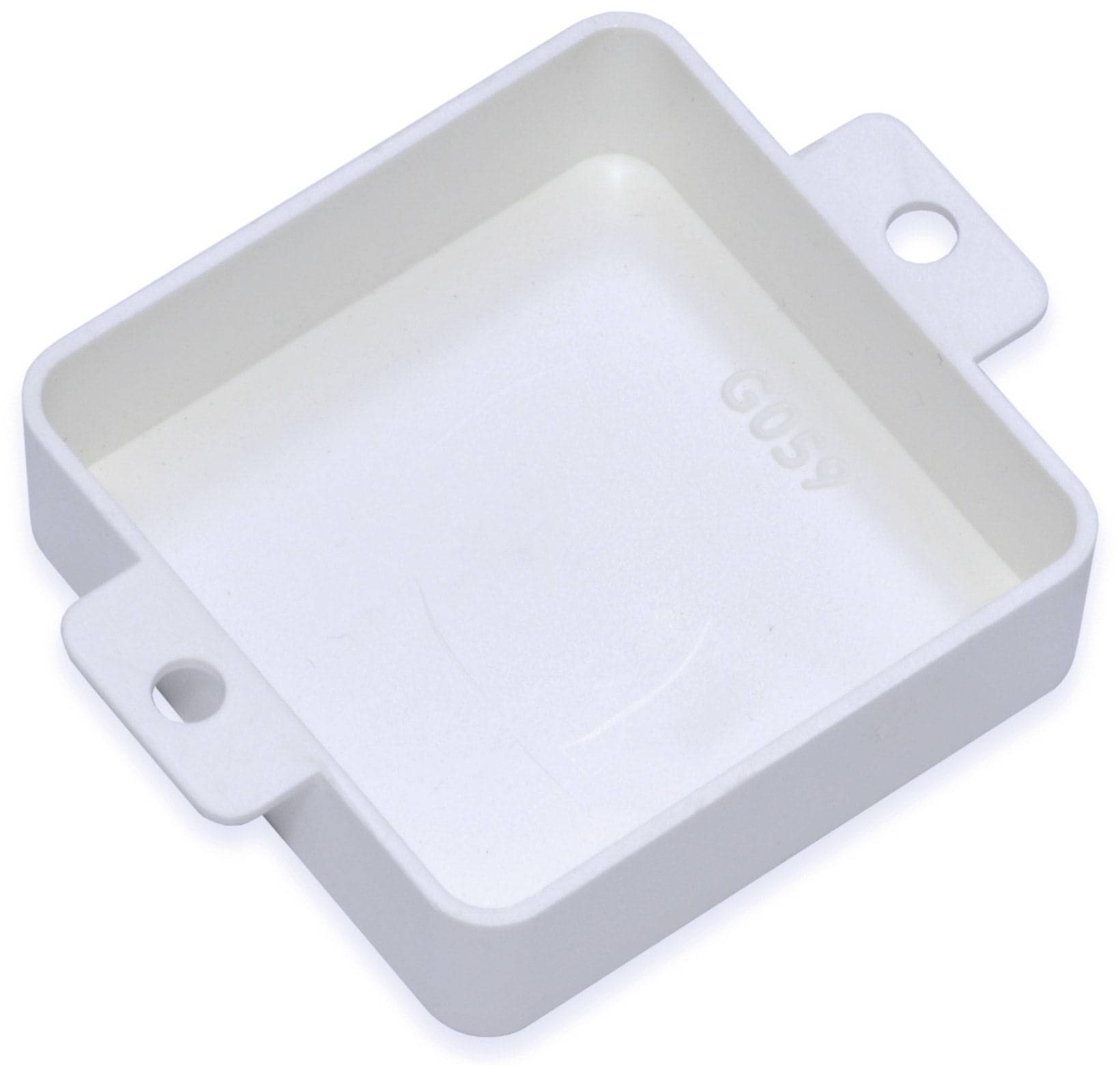 KEMO Kunststoffgehäuse, G059W, 40x40x12 mm, Thermoplast/ABS, weiß