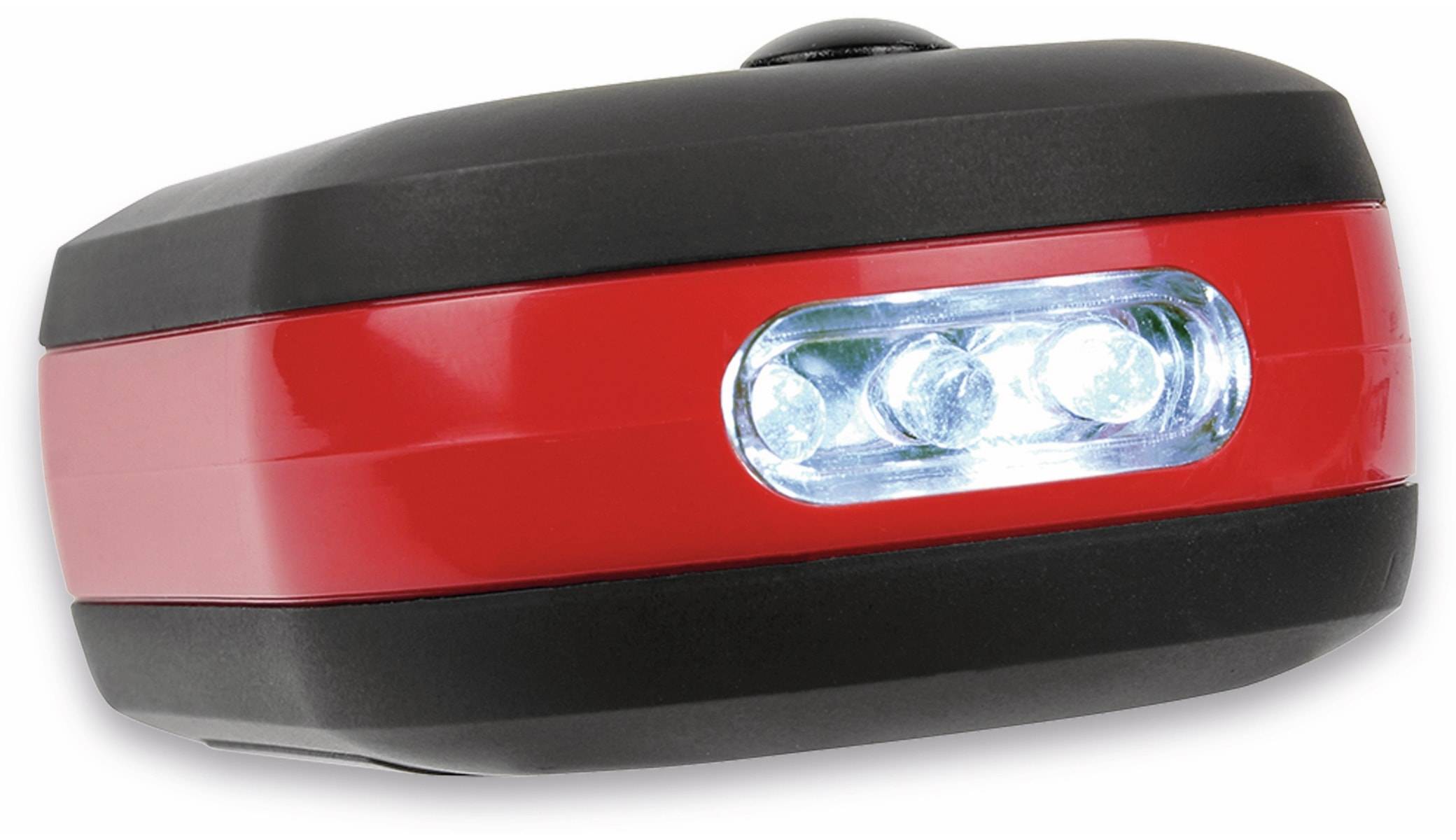 EUFAB LED-Arbeitsleuchte 13495 batteriebetrieben rot/schwarz