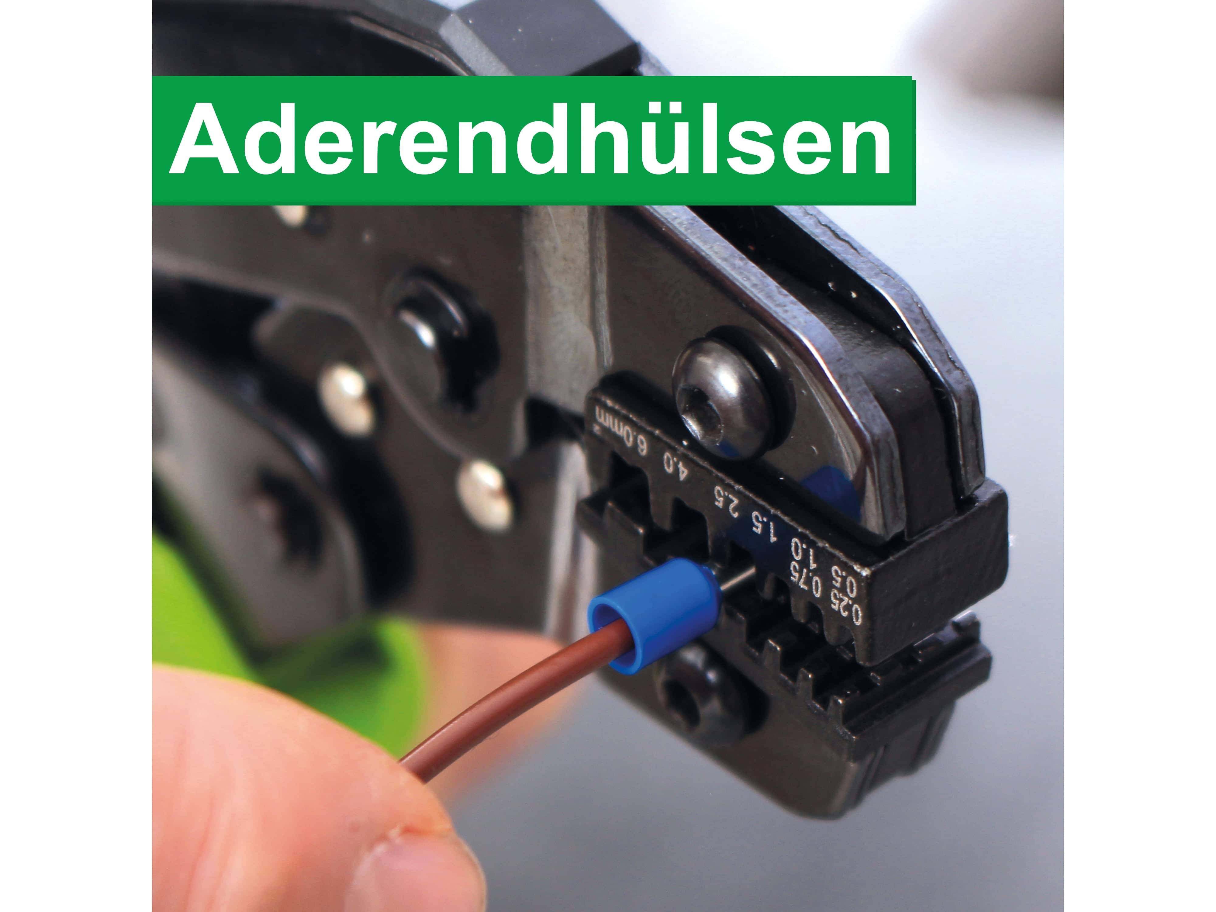 QUADRIOS Wechseleinsatz "Aderendhülsen" für Crimpzange 22T013