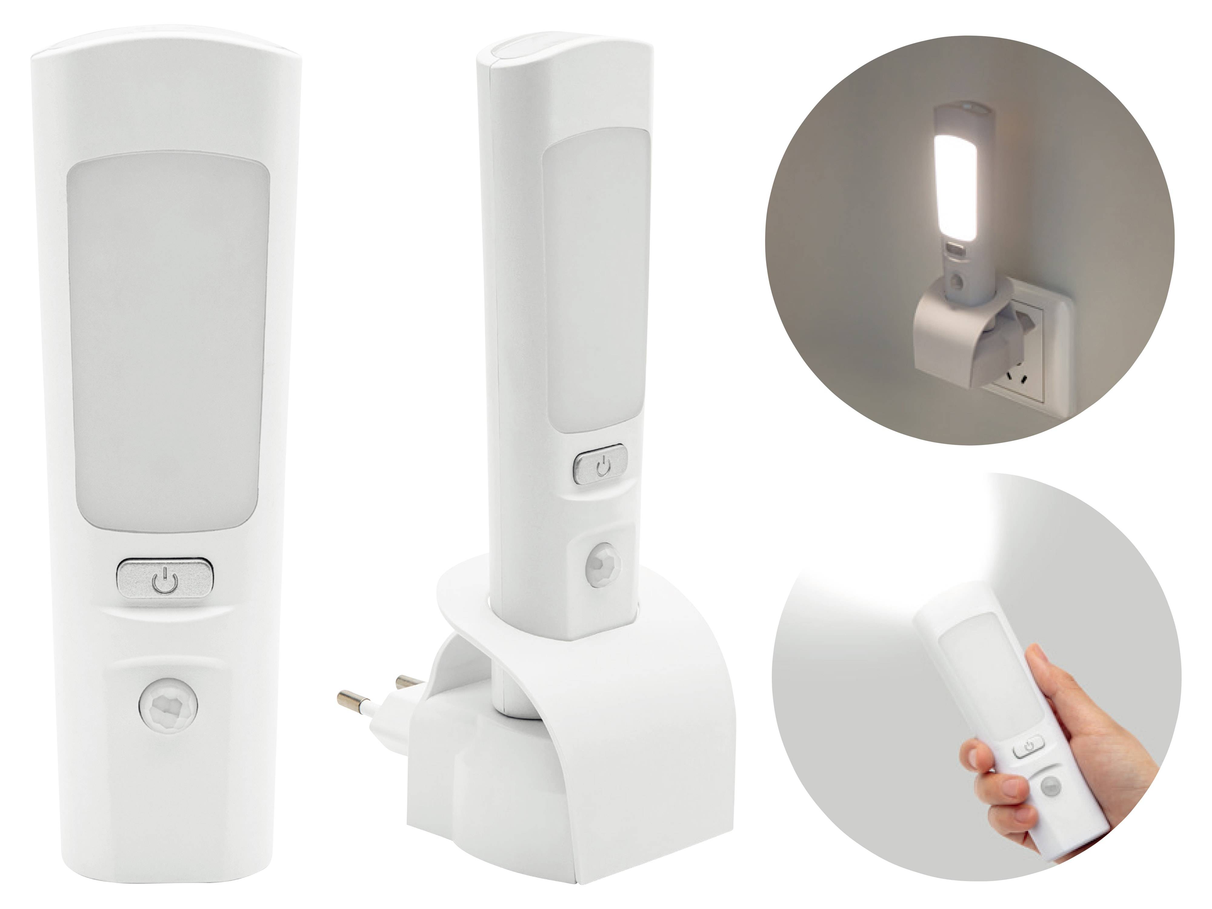 MÜLLER-LICHT LED-Orientierungslicht, Casto Sensor, 1,3W, 47lm, 2700K