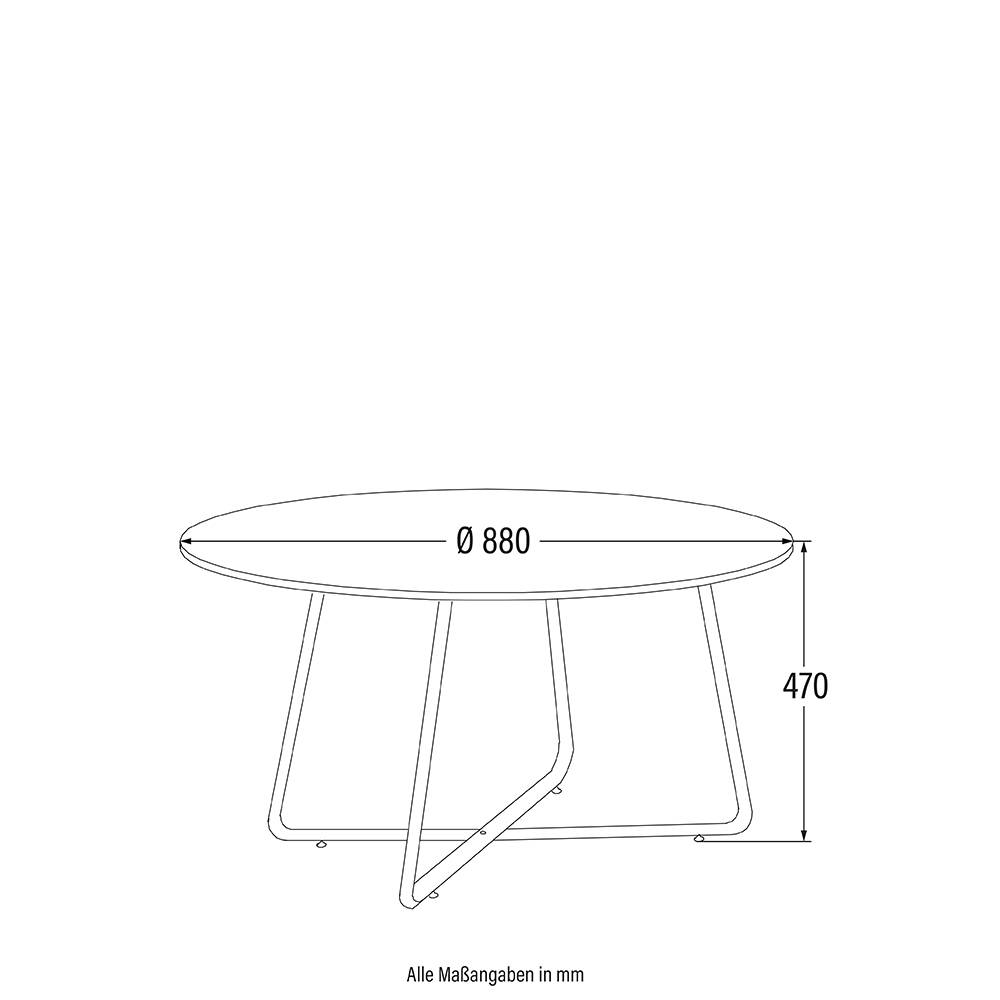 COUCHTISCH NOVARA - Farbe: Fishbone Oak